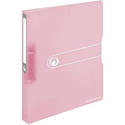 Herlitz Ring Binder PP A4 2 Rings 25 mm Easy Orga to Go rose