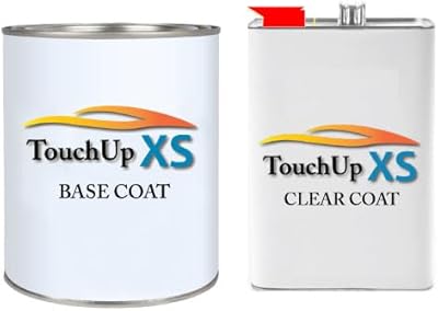 TouchupXS-Perfect Match for BMW 3-Series 372 Steel Blue Metallic Quart Basecoat and 1K Quart Clearcoat Kit