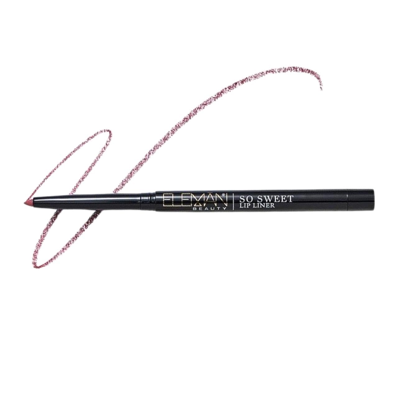 Eleman Beauty So Sweet Lip Liner – Rich, Intense Color Payoff, Long-Lasting, Perfect for Lipstick & Gloss | Waterproof, Easy to Apply, Precise Definition for All-Day Wear Rose